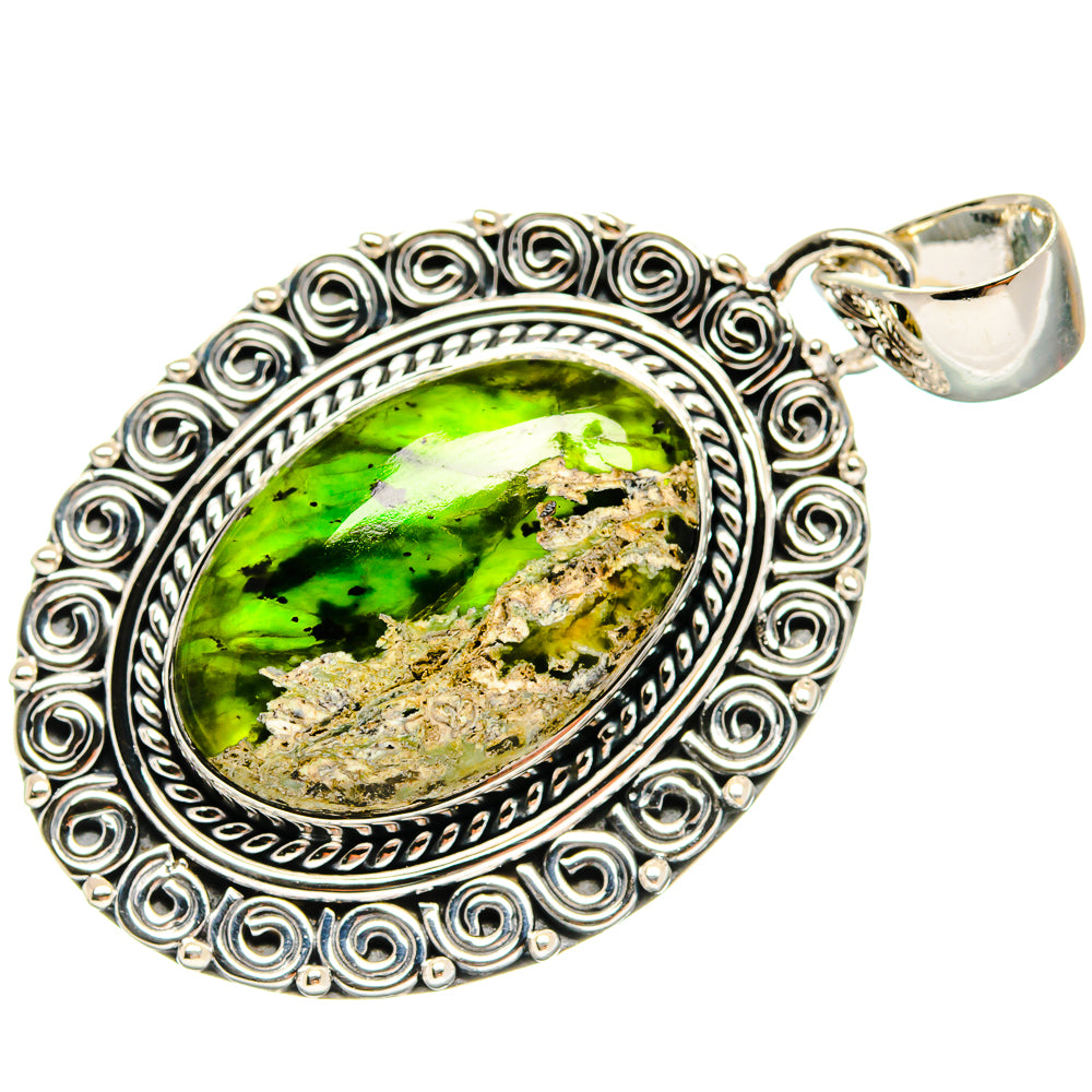 Rainforest Opal Pendants handcrafted by Ana Silver Co - PD24431 - Photo 2