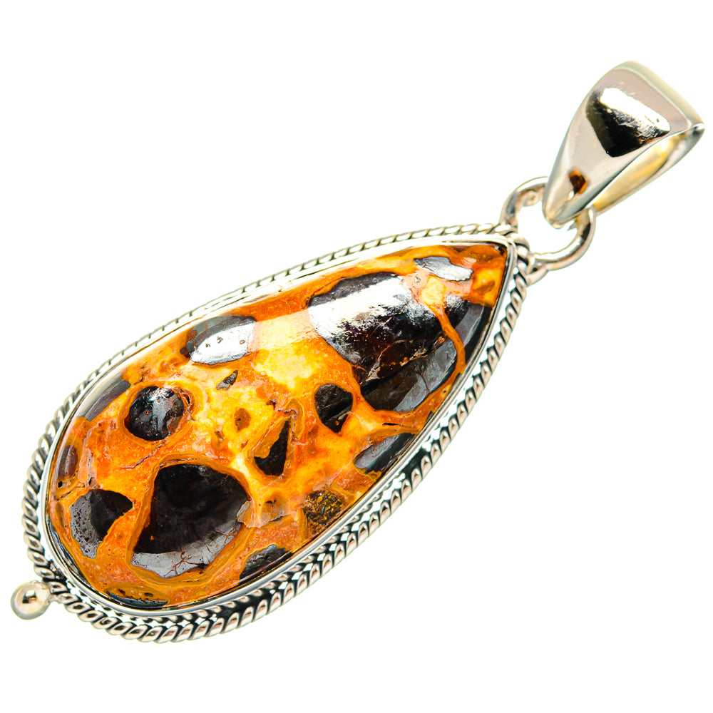Bauxite Pendants handcrafted by Ana Silver Co - PD24432 - Photo 2