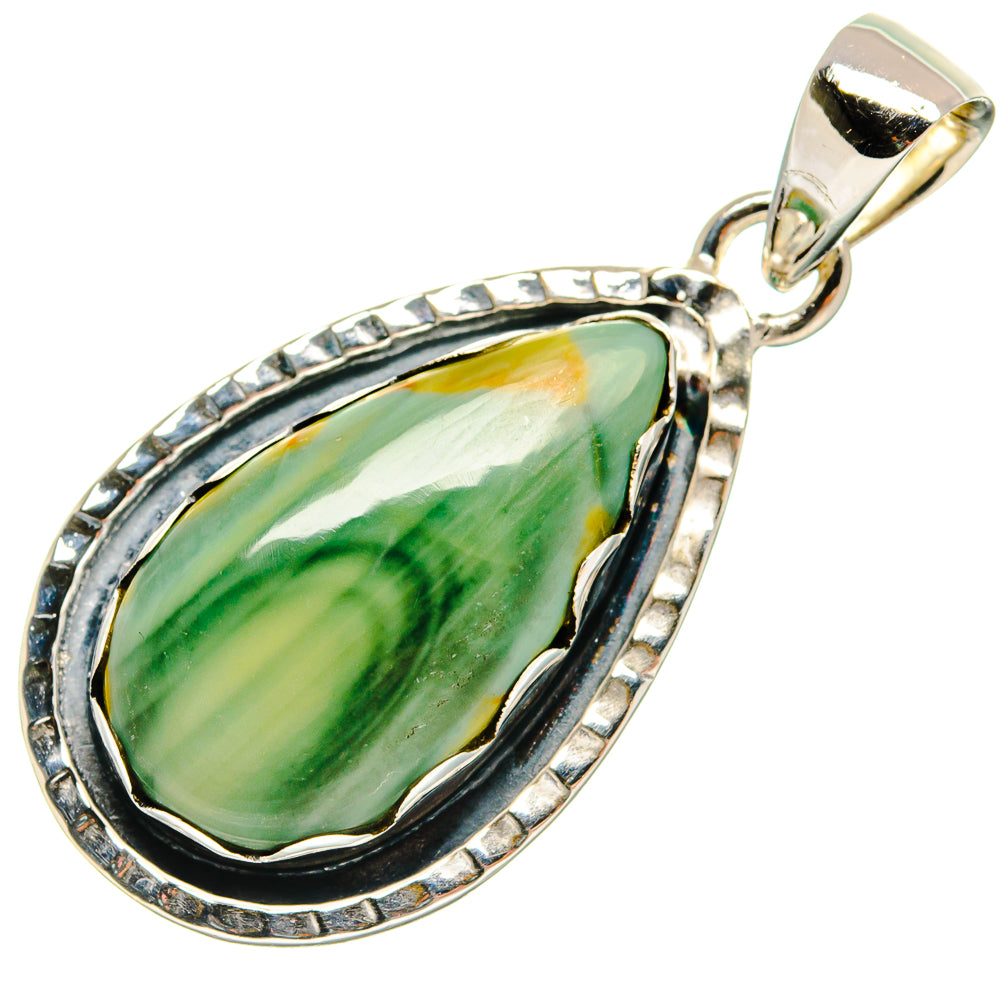 Polychrome Jasper Pendants handcrafted by Ana Silver Co - PD24436 - Photo 2