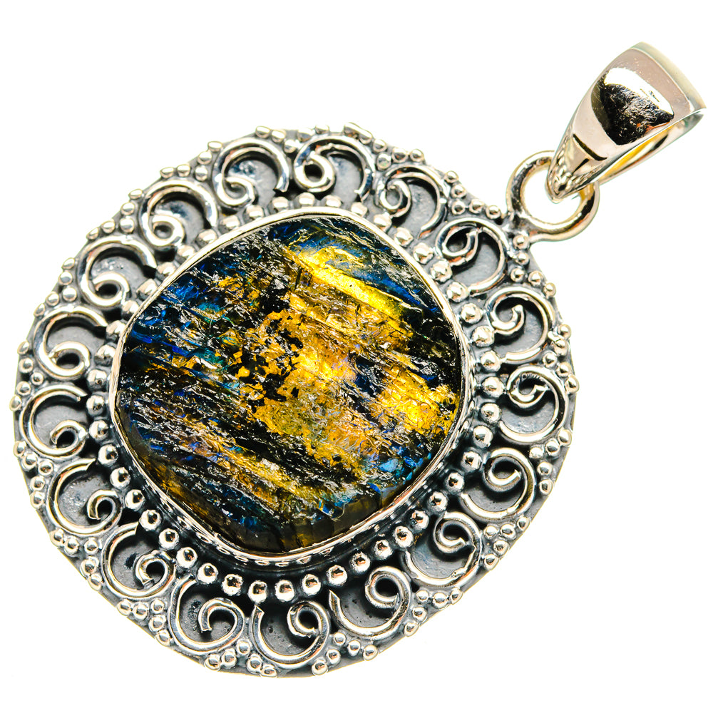 Labradorite Pendants handcrafted by Ana Silver Co - PD24459 - Photo 2