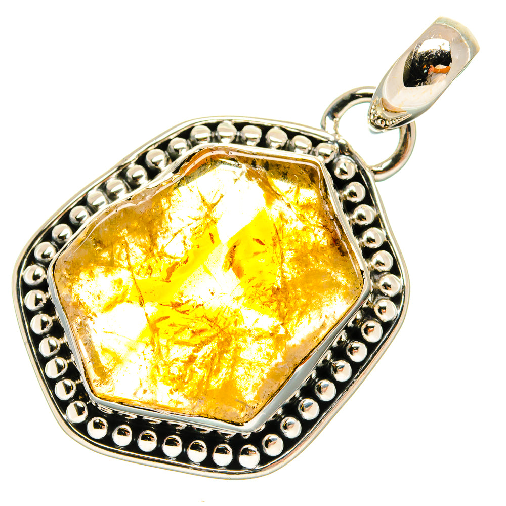 Citrine Pendants handcrafted by Ana Silver Co - PD24464 - Photo 2