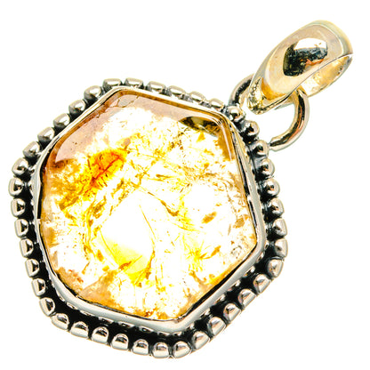 Citrine Pendants handcrafted by Ana Silver Co - PD24465 - Photo 2
