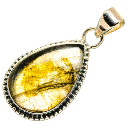 925 sterling silver labradorite oval pendant with ornate beaded bezel and loop bail