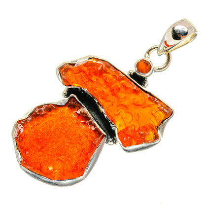 Carnelian Pendants handcrafted by Ana Silver Co - PD24479 - Photo 2