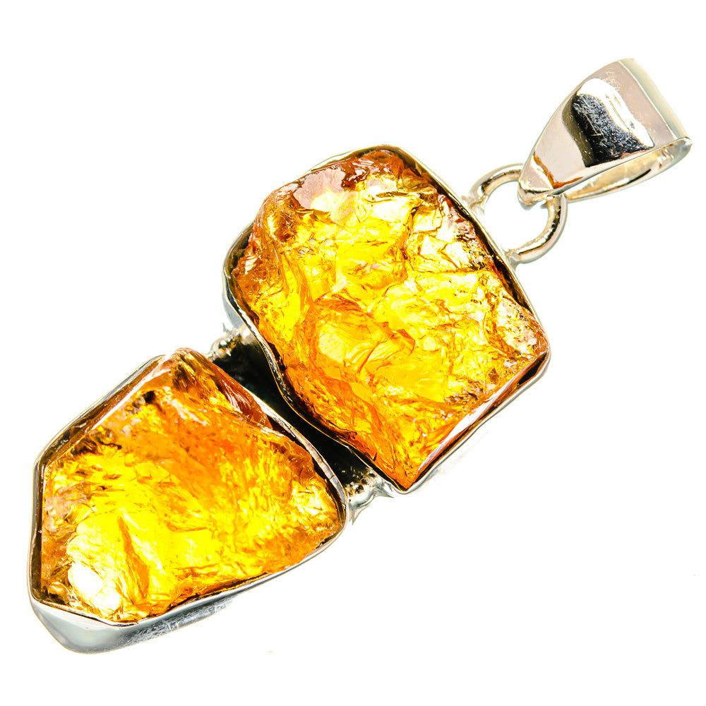 Citrine Pendants handcrafted by Ana Silver Co - PD24481 - Photo 2