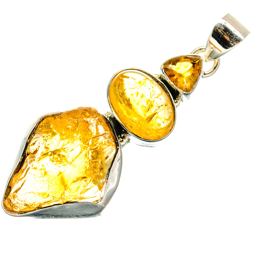 Citrine Pendants handcrafted by Ana Silver Co - PD24482 - Photo 2