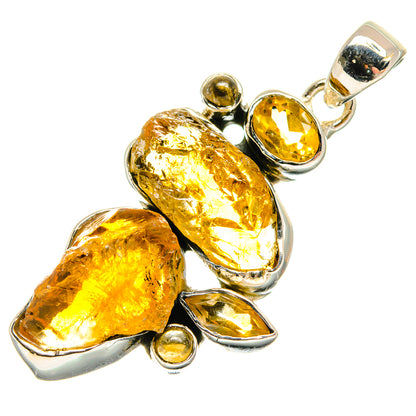 Citrine Pendants handcrafted by Ana Silver Co - PD24484 - Photo 2