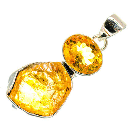 Citrine Pendants handcrafted by Ana Silver Co - PD24486 - Photo 2