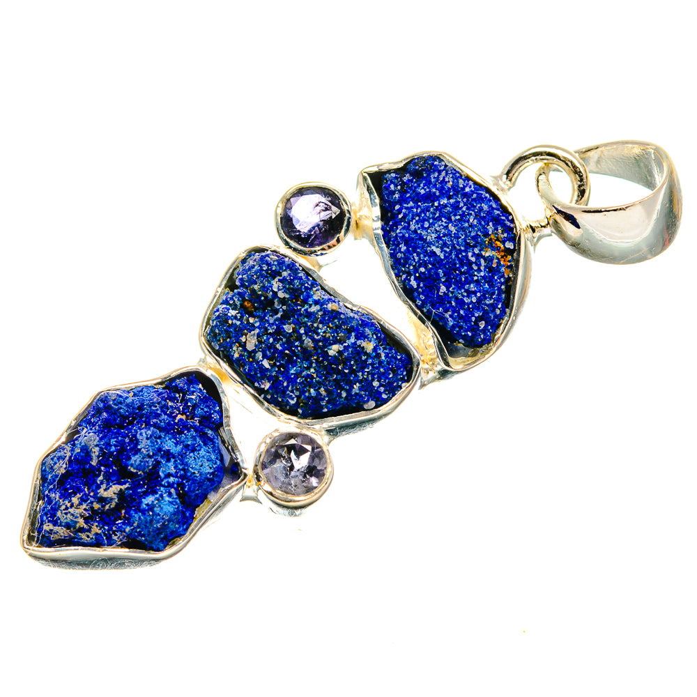 Lapis Lazuli, Tanzanite Pendants handcrafted by Ana Silver Co - PD24495 - Photo 2