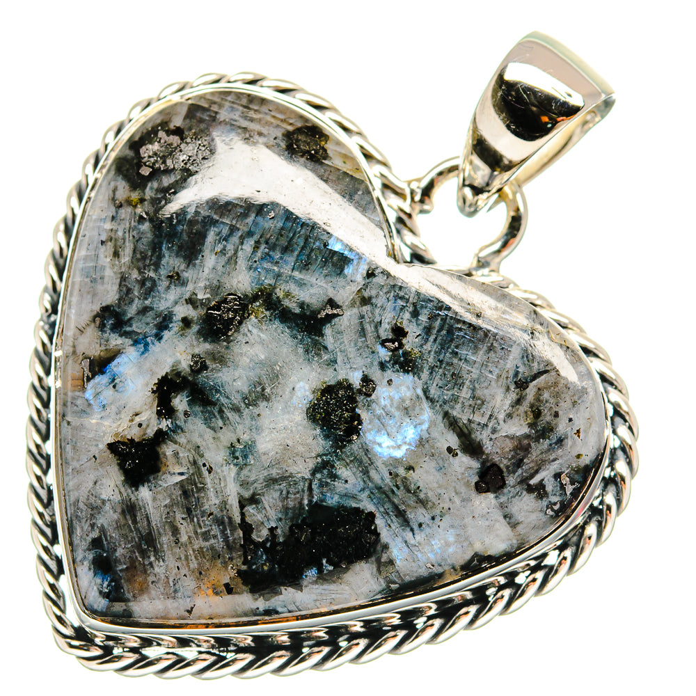 Larvikite Pendants handcrafted by Ana Silver Co - PD24501 - Photo 2