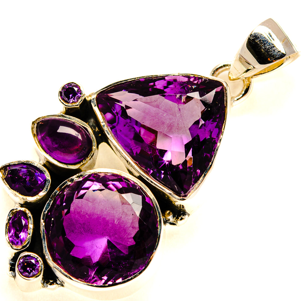 Amethyst Pendants handcrafted by Ana Silver Co - PD24523 - Photo 2
