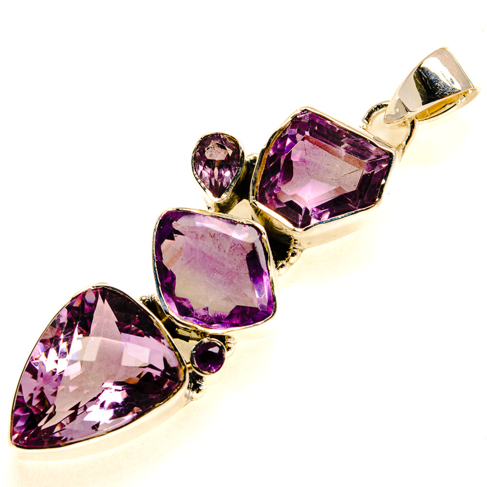 Amethyst Pendants handcrafted by Ana Silver Co - PD24524 - Photo 2