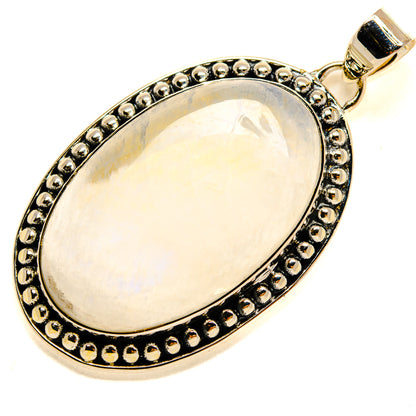 Rainbow Moonstone Pendants handcrafted by Ana Silver Co - PD24532 - Photo 2