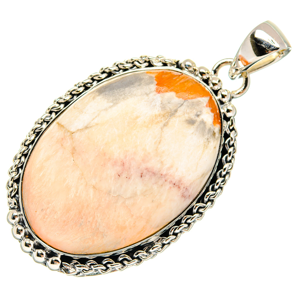 Scolecite Pendants handcrafted by Ana Silver Co - PD24543 - Photo 2