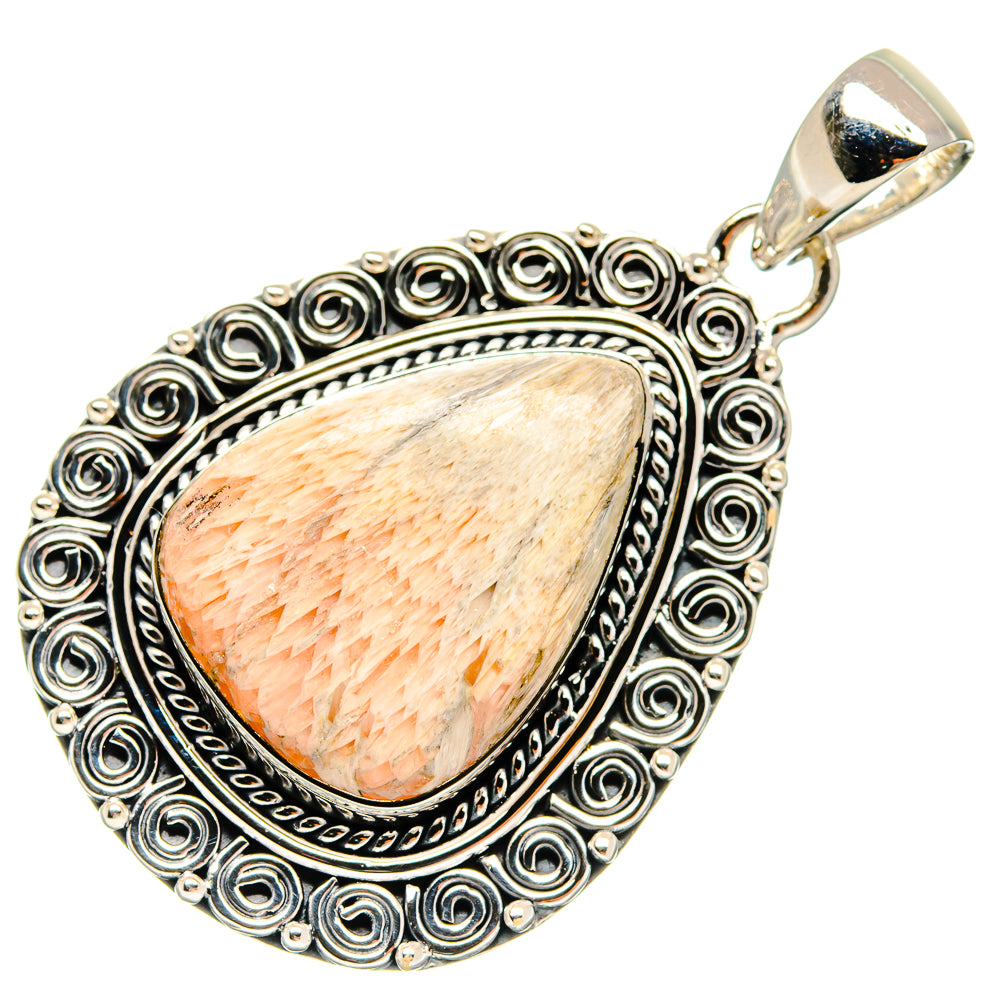 Scolecite Pendants handcrafted by Ana Silver Co - PD24547 - Photo 2