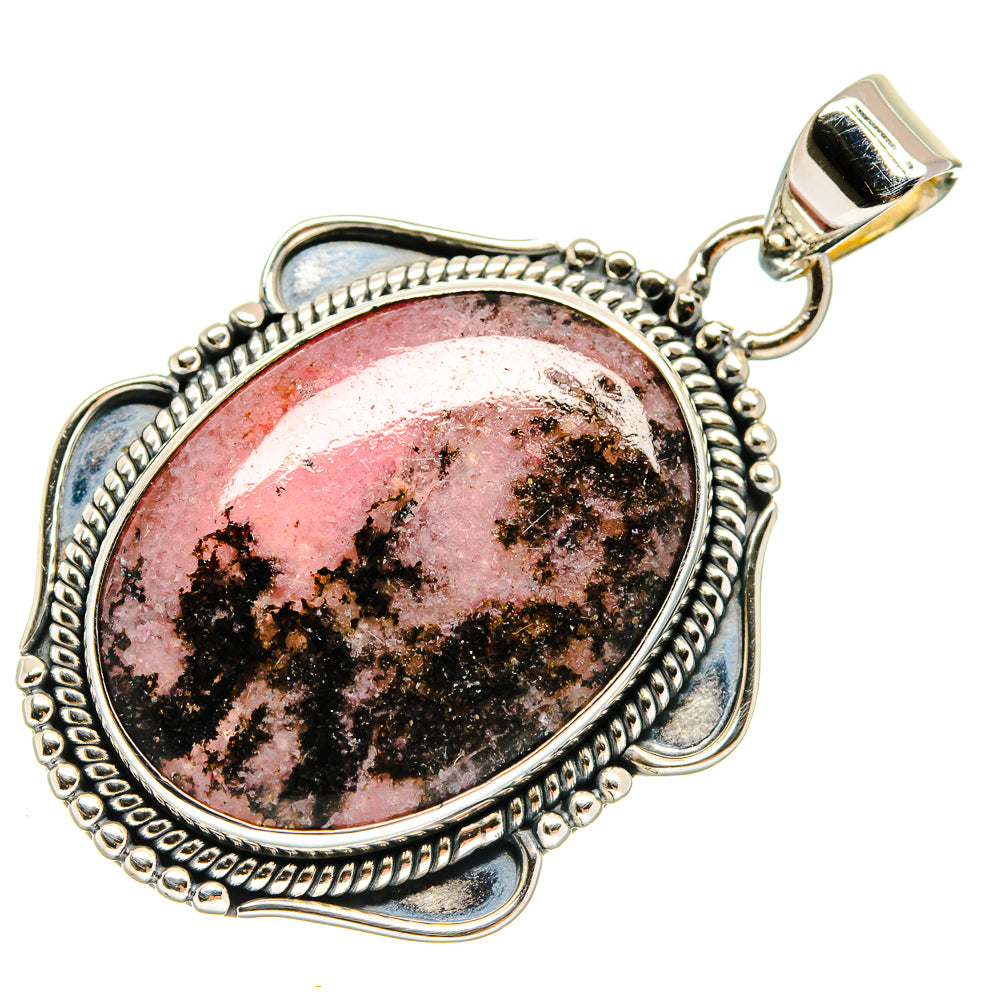 Rhodonite Pendants handcrafted by Ana Silver Co - PD24551 - Photo 2