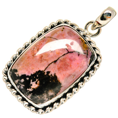 Rhodonite Pendants handcrafted by Ana Silver Co - PD24563 - Photo 2