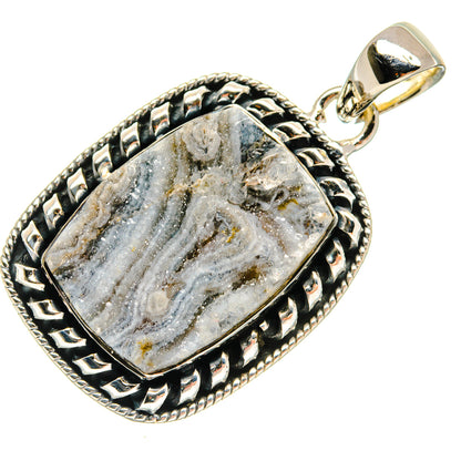 Desert Druzy Pendants handcrafted by Ana Silver Co - PD24571 - Photo 2