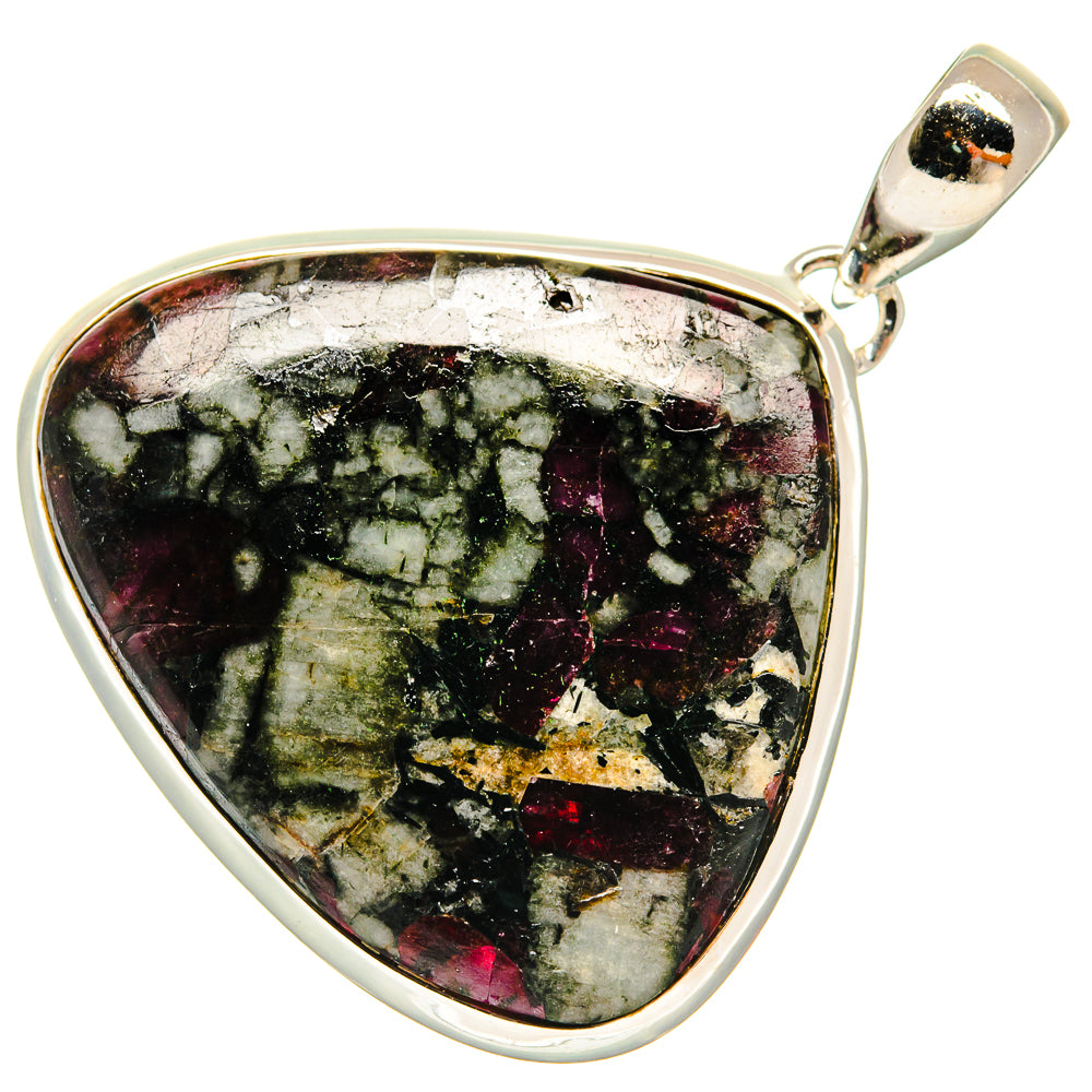 Russian Eudialyte Pendants handcrafted by Ana Silver Co - PD24578 - Photo 2