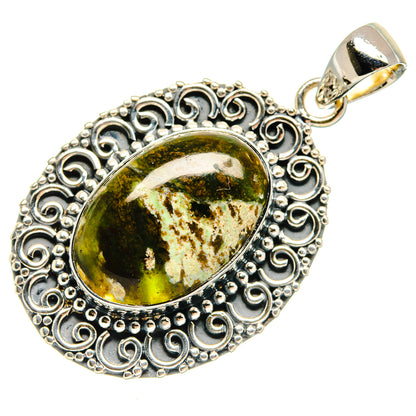 Rainforest Opal Pendants handcrafted by Ana Silver Co - PD24583 - Photo 2