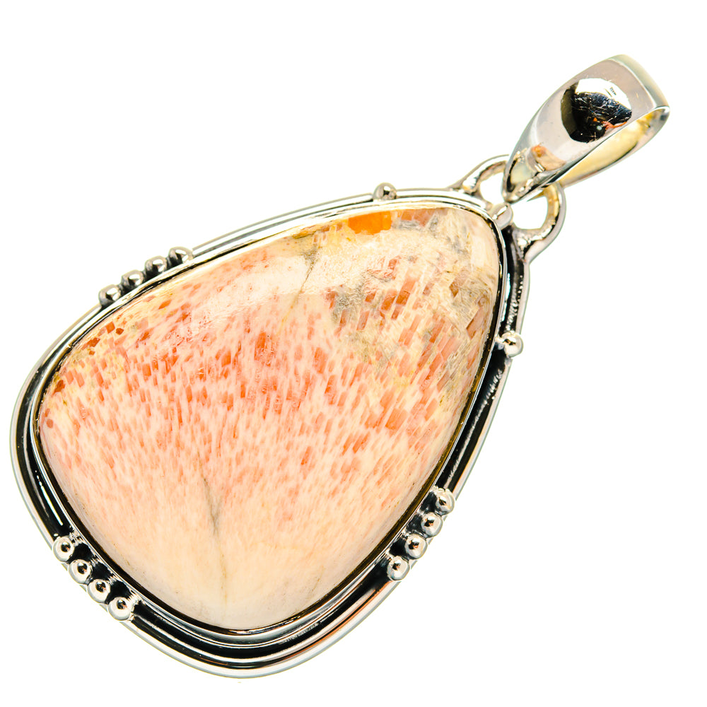 Scolecite Pendants handcrafted by Ana Silver Co - PD24589 - Photo 2