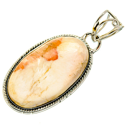 Scolecite Pendants handcrafted by Ana Silver Co - PD24590 - Photo 2