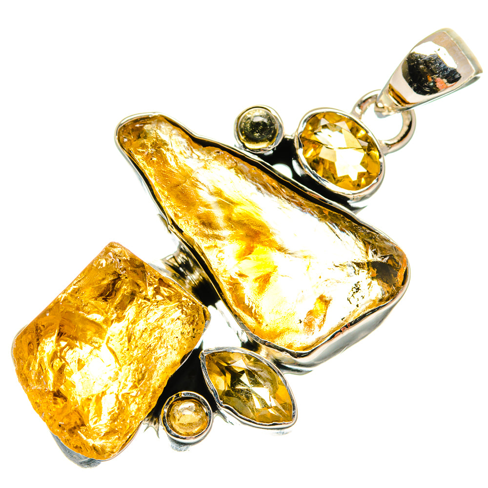Citrine Pendants handcrafted by Ana Silver Co - PD24592 - Photo 2