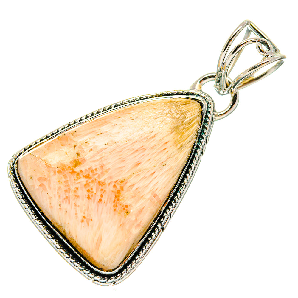 Scolecite Pendants handcrafted by Ana Silver Co - PD24600 - Photo 2