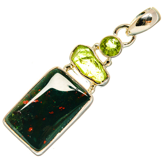 Bloodstone Pendants handcrafted by Ana Silver Co - PD24606 - Photo 2