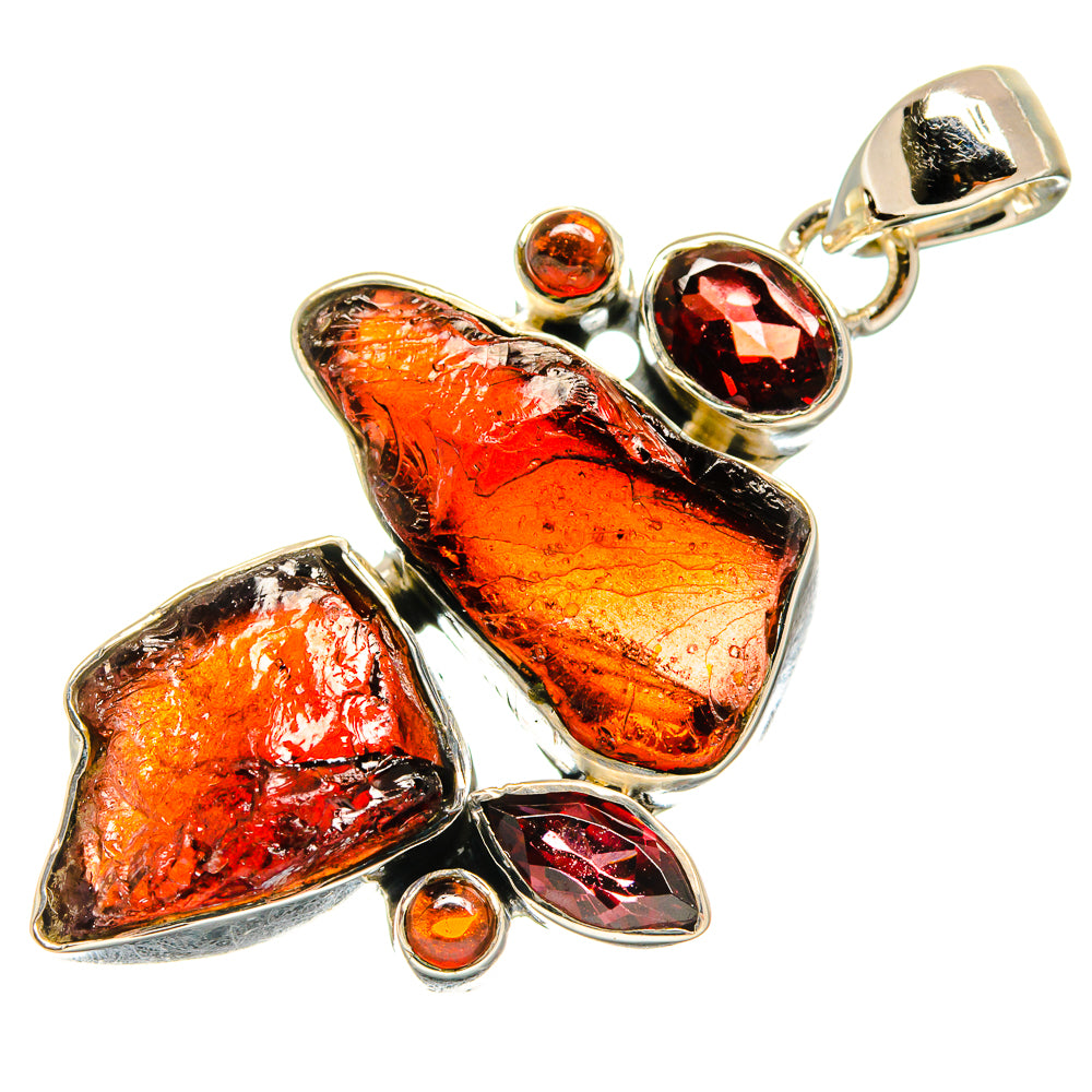 Garnet Pendants handcrafted by Ana Silver Co - PD24609 - Photo 2