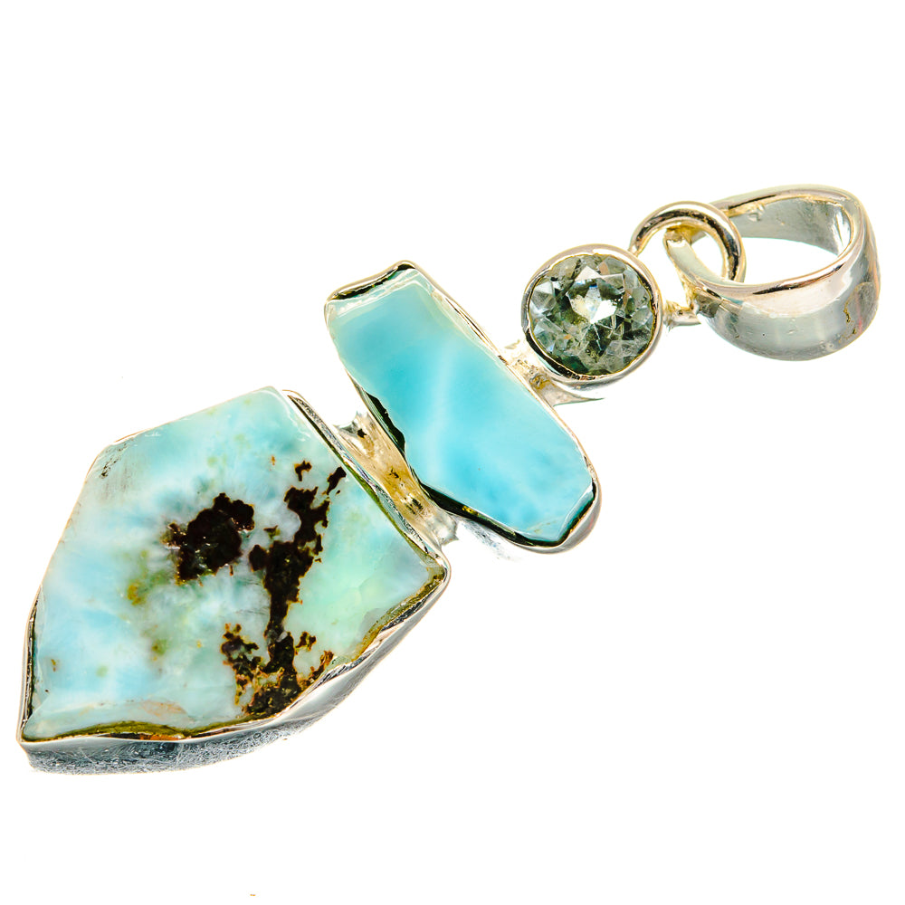 Larimar Pendants handcrafted by Ana Silver Co - PD24610 - Photo 2