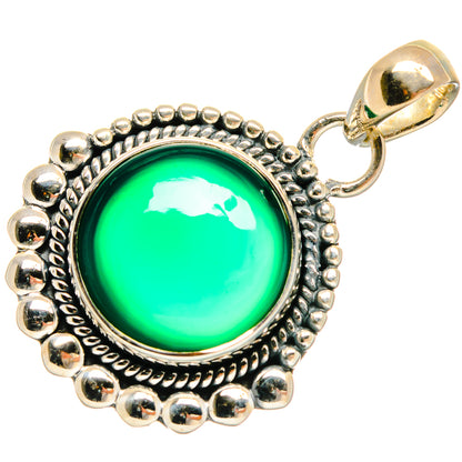 Green Onyx Pendants handcrafted by Ana Silver Co - PD24611 - Photo 2