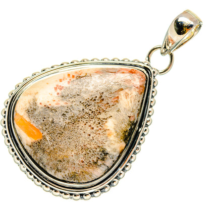 Scolecite Pendants handcrafted by Ana Silver Co - PD24612 - Photo 2