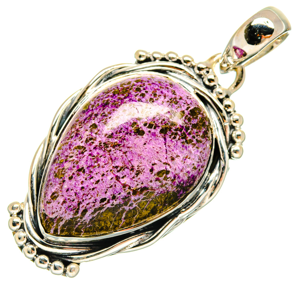 Stichtite Pendants handcrafted by Ana Silver Co - PD24626 - Photo 2