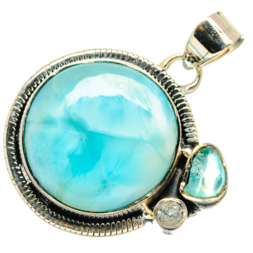 Larimar Pendants handcrafted by Ana Silver Co - PD24630 - Photo 2
