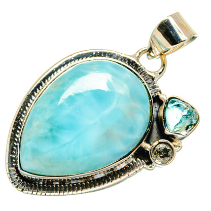 Larimar Pendants handcrafted by Ana Silver Co - PD24632 - Photo 2