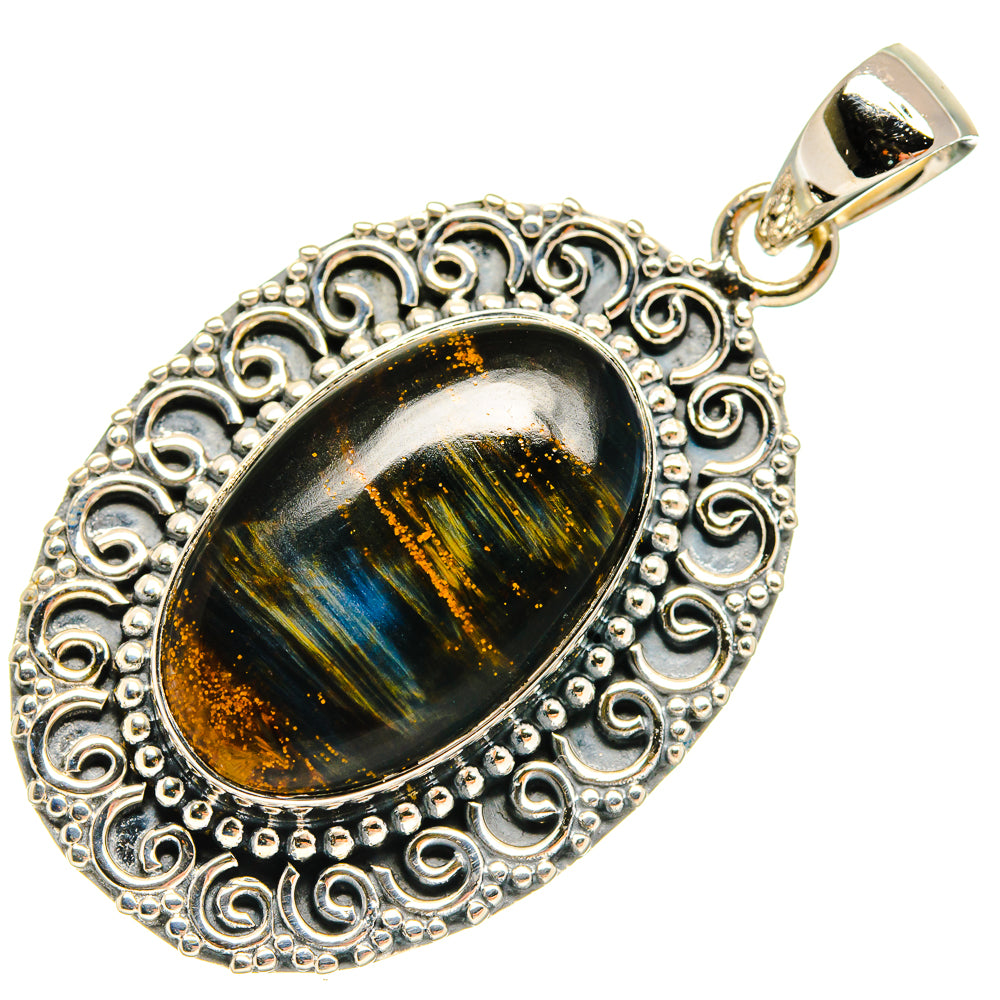 Pietersite Pendants handcrafted by Ana Silver Co - PD24644 - Photo 2