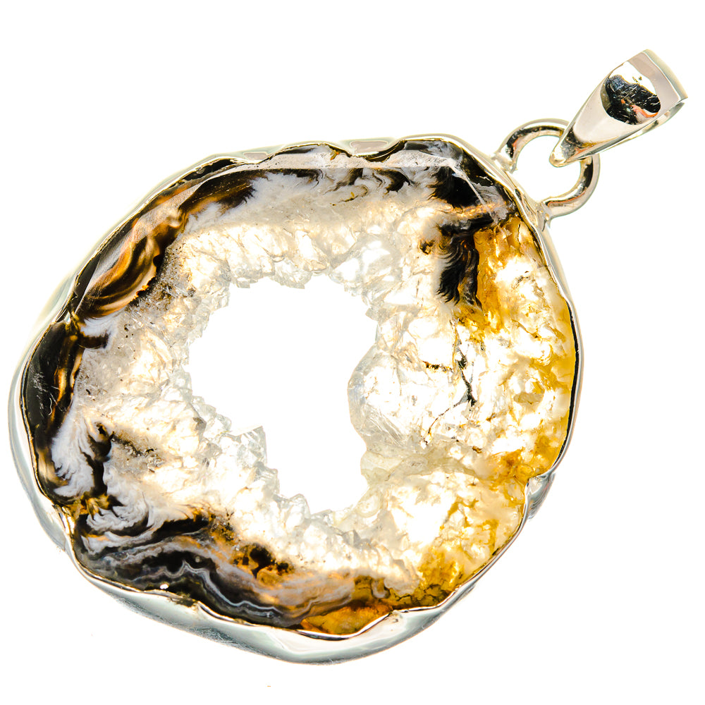 Occo Geode Pendants handcrafted by Ana Silver Co - PD24648 - Photo 2