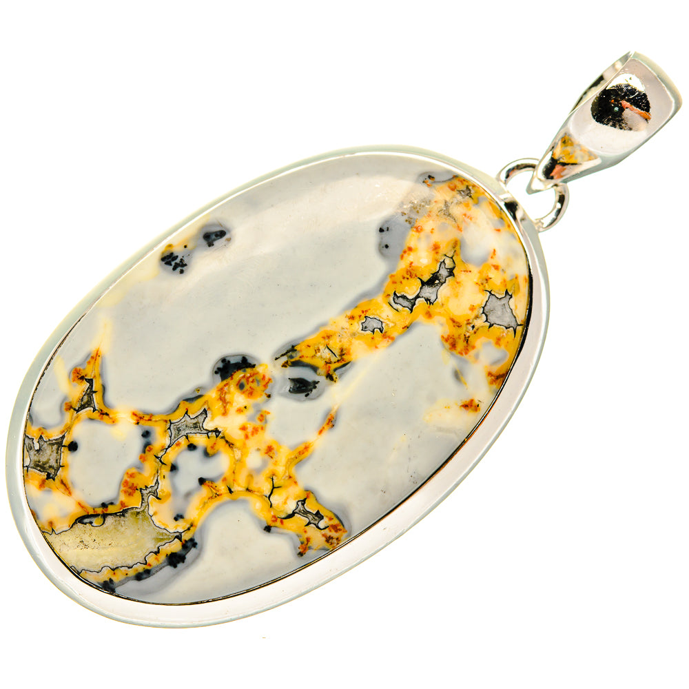 Ocean Jasper Pendants handcrafted by Ana Silver Co - PD24650 - Photo 2