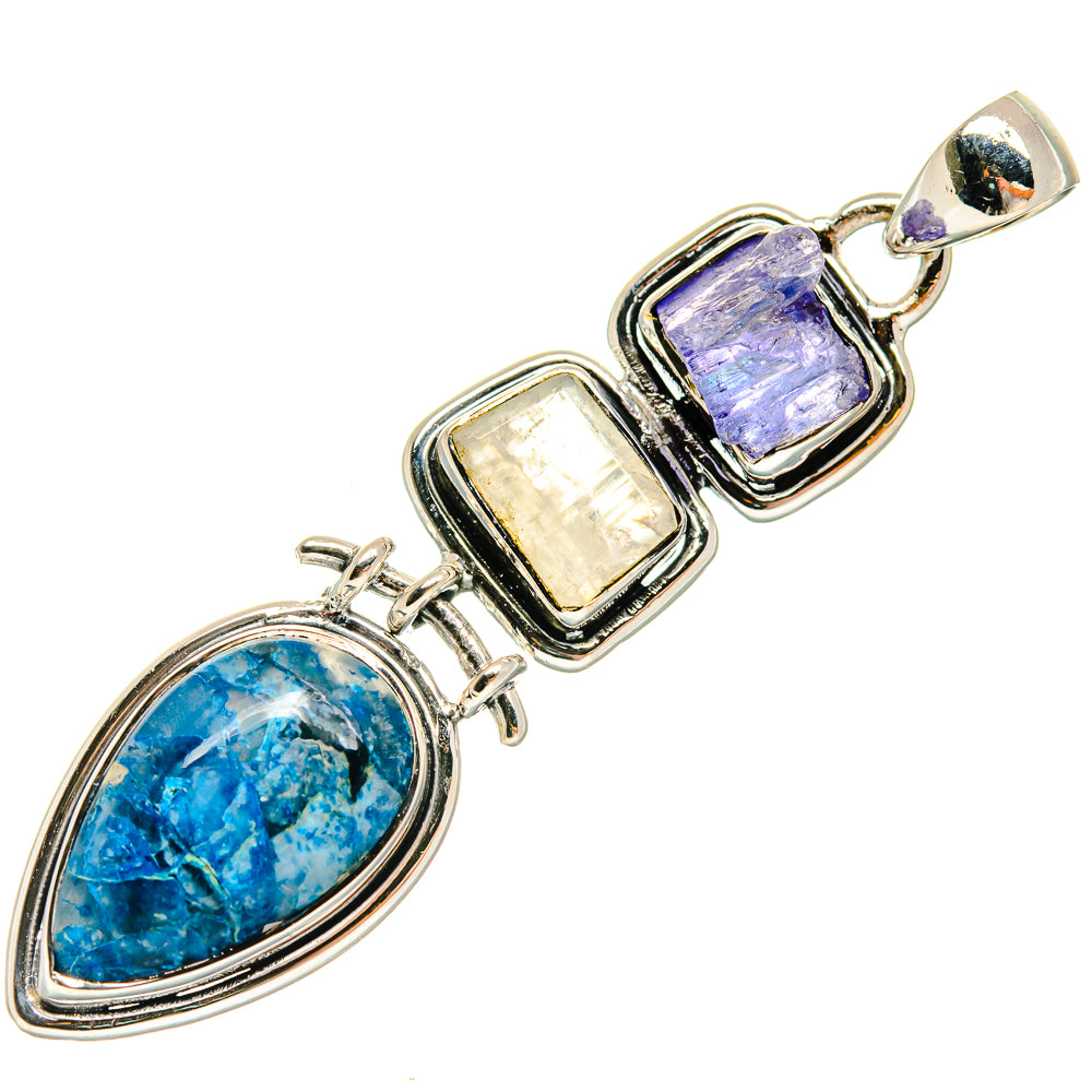 Apatite Pendants handcrafted by Ana Silver Co - PD24656 - Photo 2