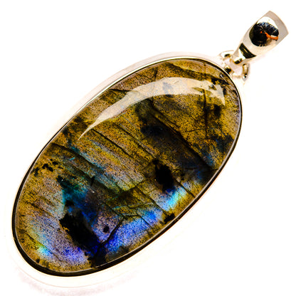 Labradorite Pendants handcrafted by Ana Silver Co - PD24663 - Photo 2