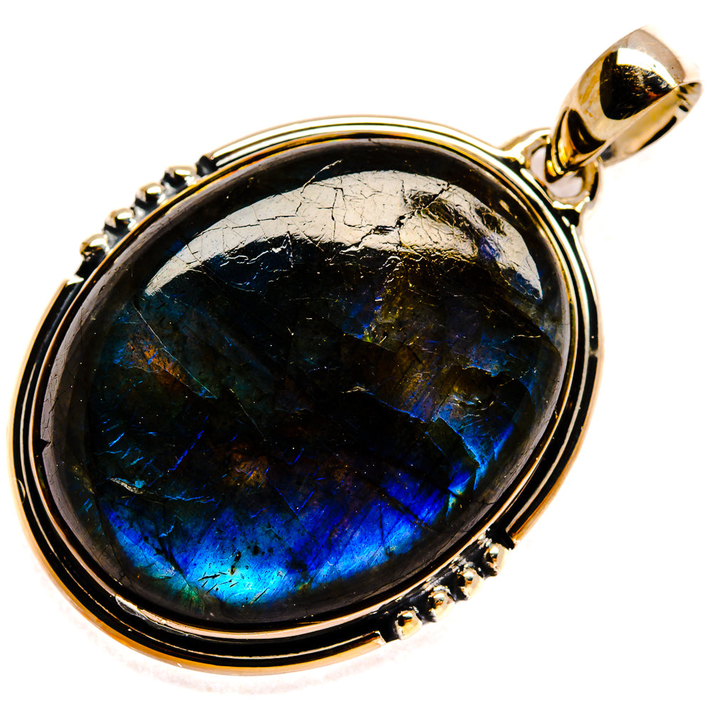 Labradorite Pendants handcrafted by Ana Silver Co - PD24665 - Photo 2