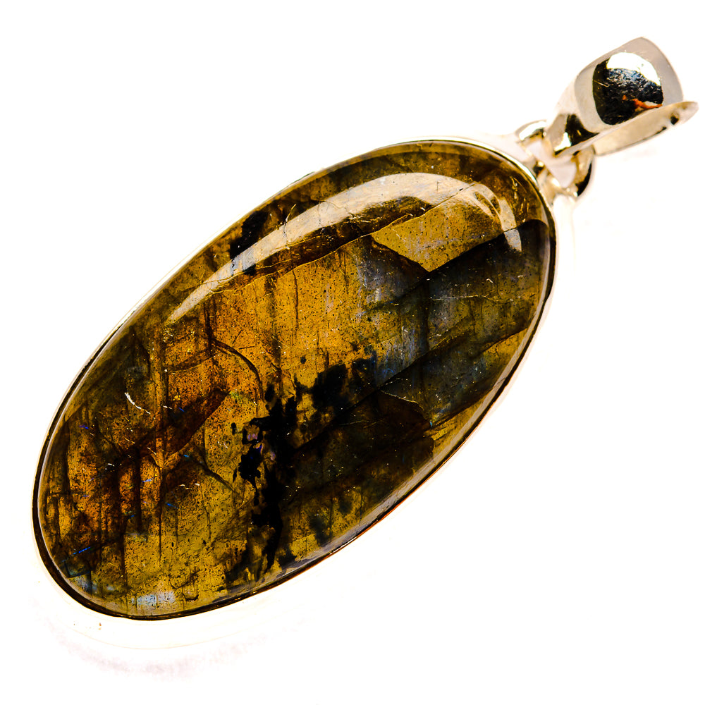 Labradorite Pendants handcrafted by Ana Silver Co - PD24666 - Photo 2