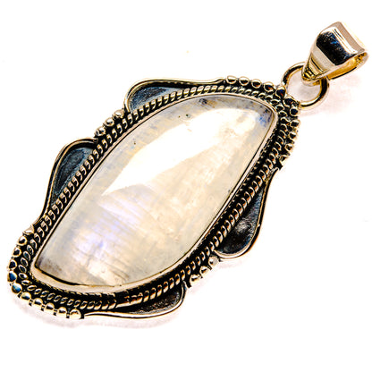 Rainbow Moonstone Pendants handcrafted by Ana Silver Co - PD24672 - Photo 2