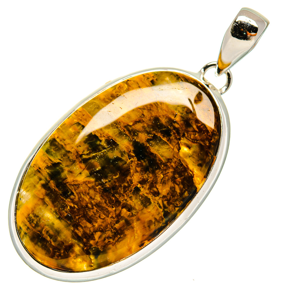 Golden Pietersite Pendants handcrafted by Ana Silver Co - PD24685 - Photo 2