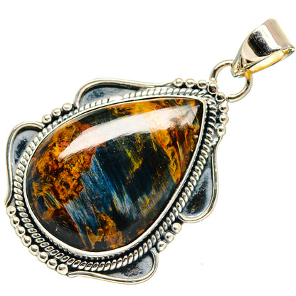 Pietersite Pendants handcrafted by Ana Silver Co - PD24687 - Photo 2