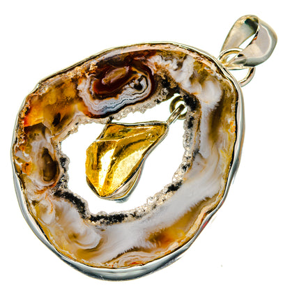 Occo Geode Pendants handcrafted by Ana Silver Co - PD24688 - Photo 2