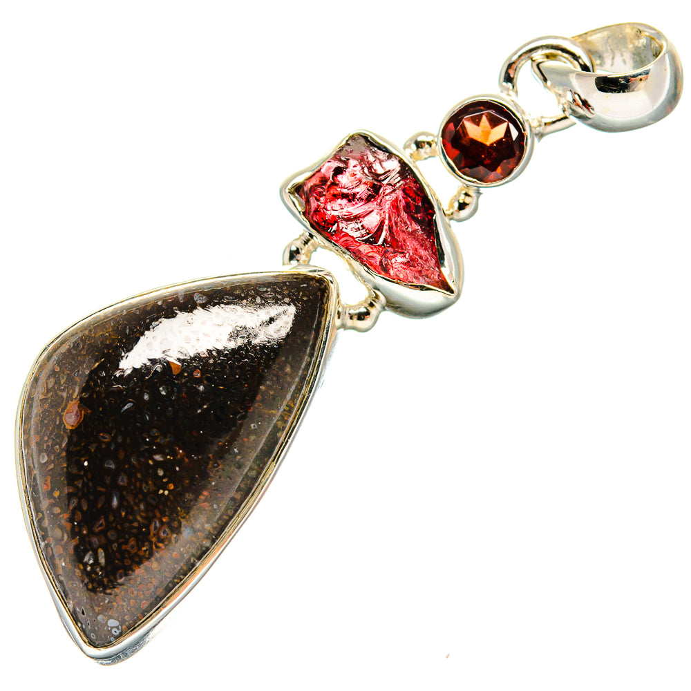 Dinosaur Bone Pendants handcrafted by Ana Silver Co - PD24701 - Photo 2