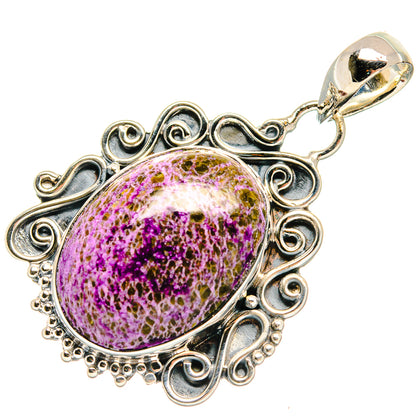 Stichtite Pendants handcrafted by Ana Silver Co - PD24710 - Photo 2