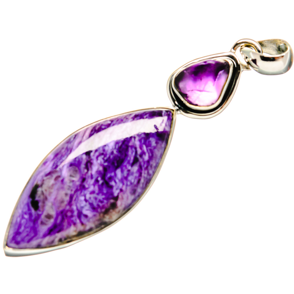 Charoite Pendants handcrafted by Ana Silver Co - PD24711 - Photo 2